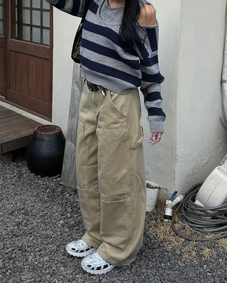 Double knee carpenter pants