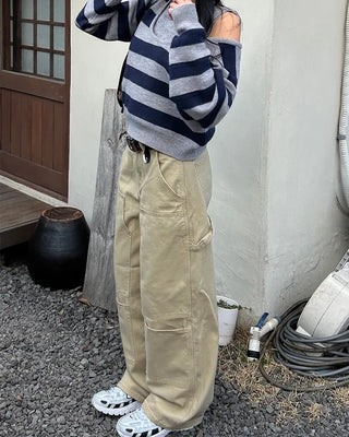 Double knee carpenter pants