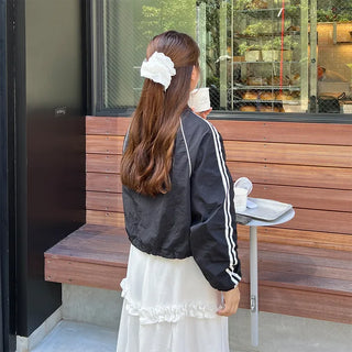 Two-line zip-up mountain parka