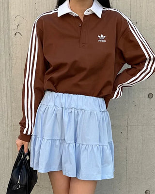 Mini tiered skirt