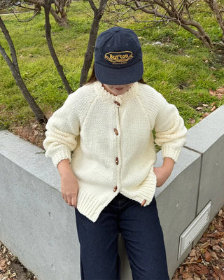 Toggle button detail knit cardigan