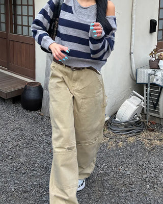 Double knee carpenter pants