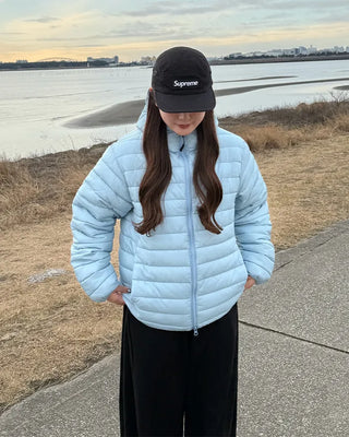 (Unisex) Hooded Light Down Jacket