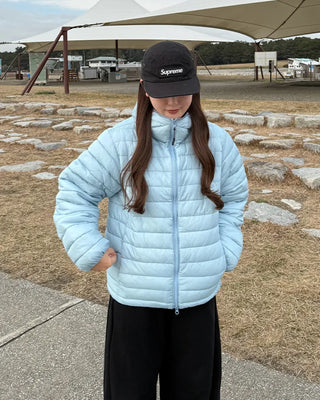 (Unisex) Hooded Light Down Jacket