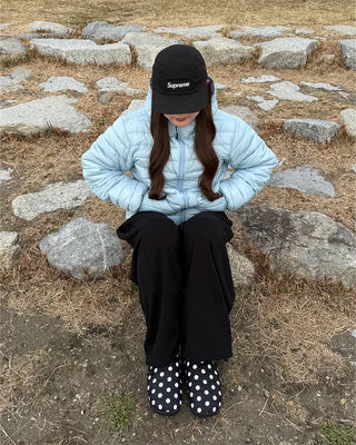 (Unisex) Hooded Light Down Jacket