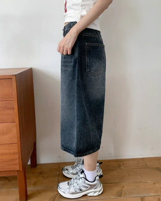 Denim shorts