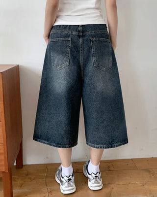 Denim shorts