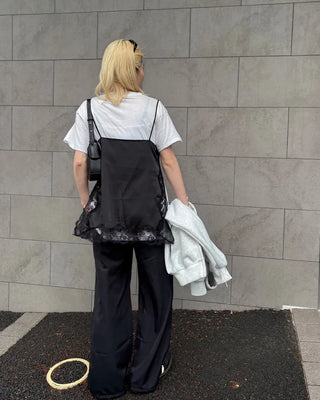 Wrinkle Summer Drawstring Easy Pants