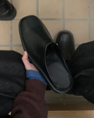 Simple black clogs