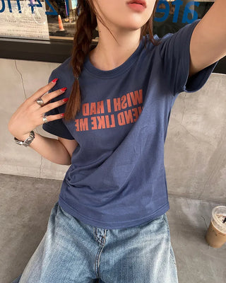 WISH Logo Cropped T-Shirt