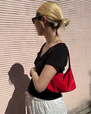 Square One-Shoulder Mini Handbag