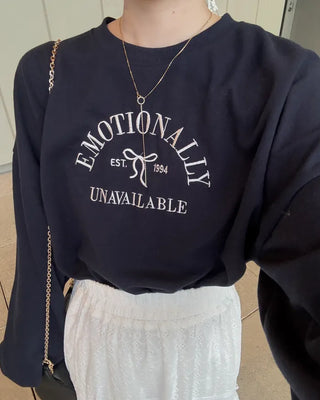 Lettering Patch Sweatshirt