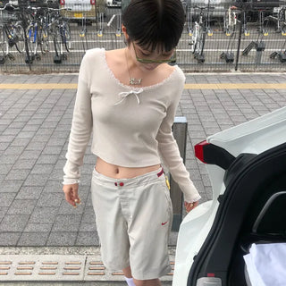Lace Ribbon T-shirt
