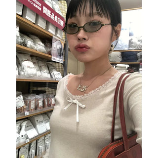 Lace Ribbon T-shirt