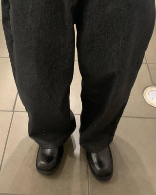 Simple black clogs