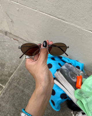 Metal frame Boston sunglasses