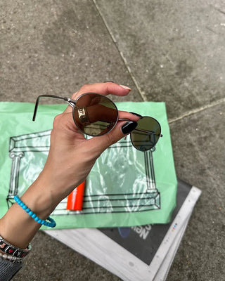 Metal frame Boston sunglasses