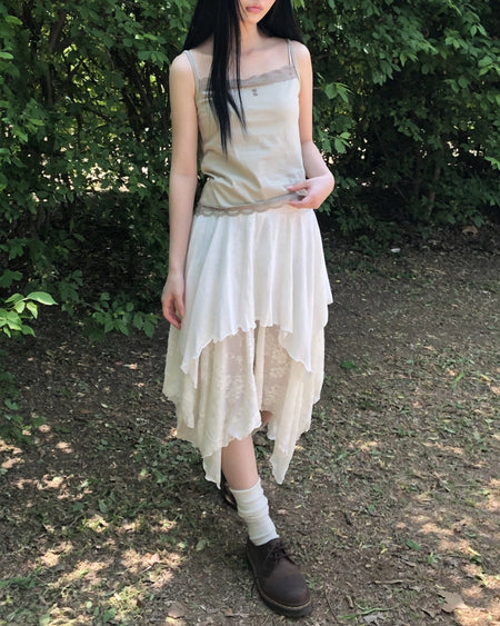 Jacquard midi skirt