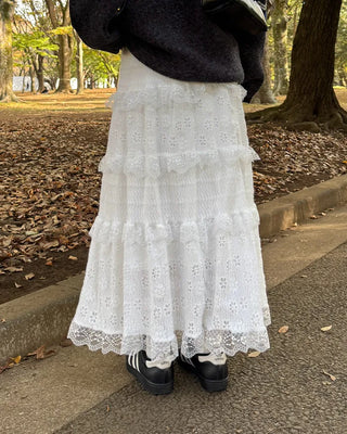 Lace Cancan Long Skirt
