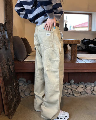 Double knee carpenter pants