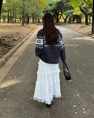 Lace Cancan Long Skirt