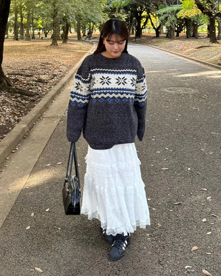Lace Cancan Long Skirt