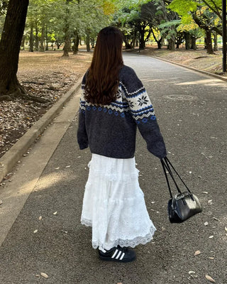 Lace Cancan Long Skirt