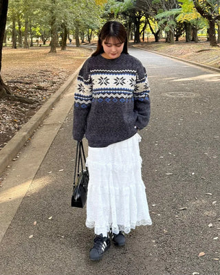 Lace Cancan Long Skirt