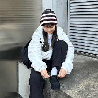 Color Border Beanie