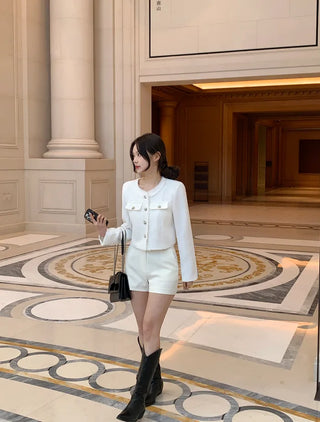 Tassel tweed jacket