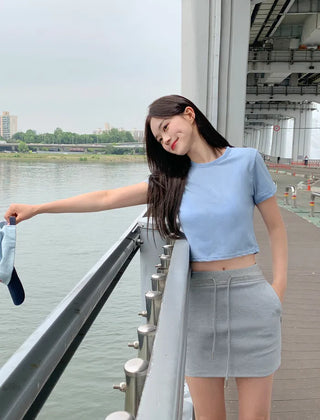 Basic Cropped T-Shirt (12 colors)
