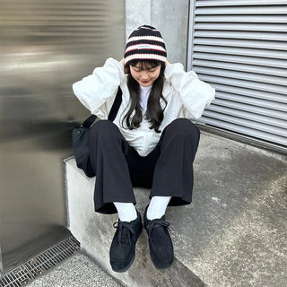Color Border Beanie