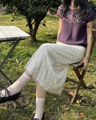 Lace-up flat shoes