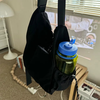 Pocket String Shoulder Bag