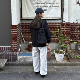 Canvas pocket sling bag