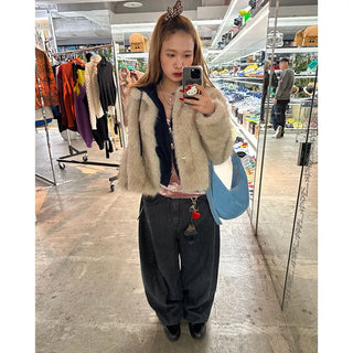 Suede Moon Belt Shoulder Bag
