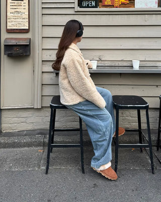 Fur Suede Mules