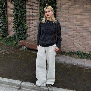 Melange Round Neck Knit