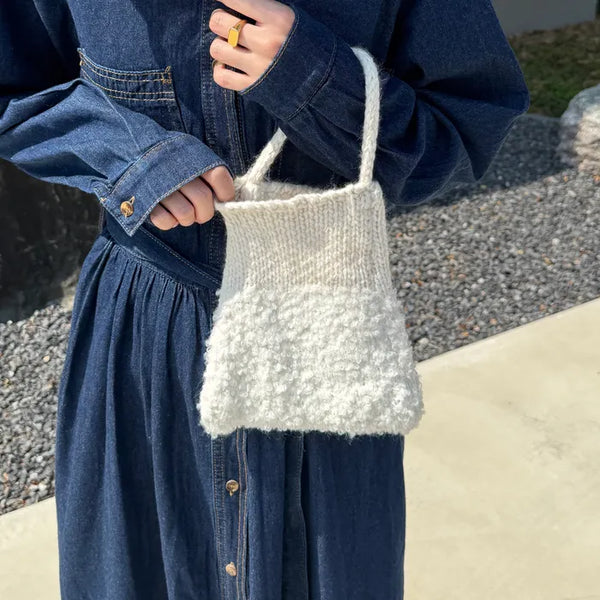 Knitted mini bag