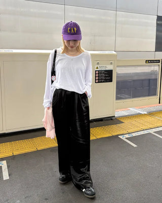 Satin Straight Easy Pants