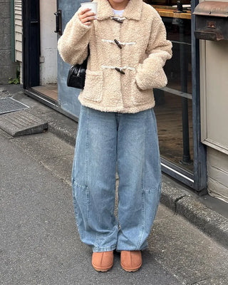 Fur Suede Mules