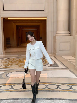 Tassel tweed jacket