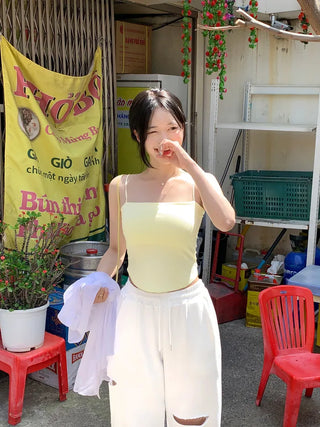 [Padded] Daily Sleeveless Top with Built-in Cups (5 colors)