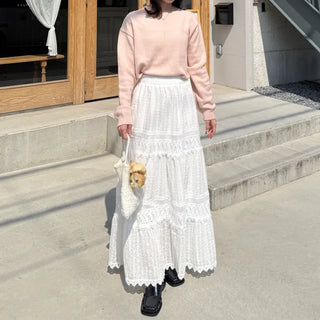 Simple boat neck knit