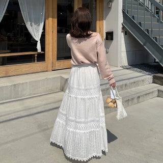 Simple boat neck knit
