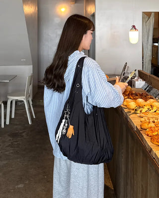 Eyelet Point Shoulder Bag