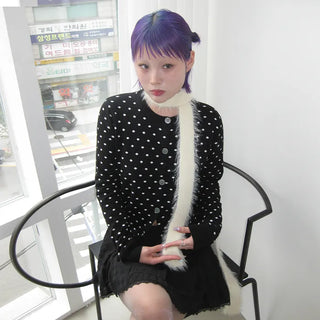 Lace mini skirt