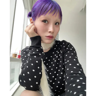 Polka Dot Round Cardigan