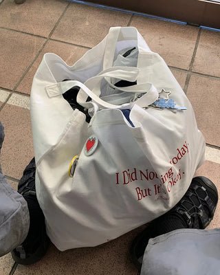 Lettering Big Eco Bag