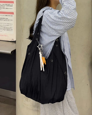 Eyelet Point Shoulder Bag
